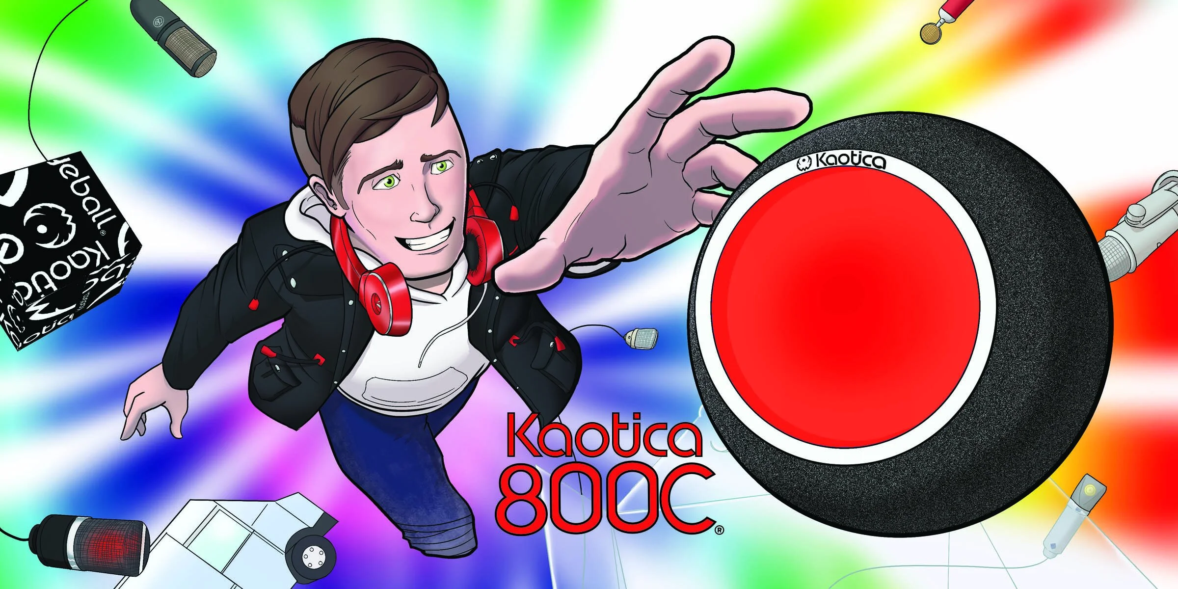 Kaotica Eyeball Comic Instruction Manual — David Wayne Chiu